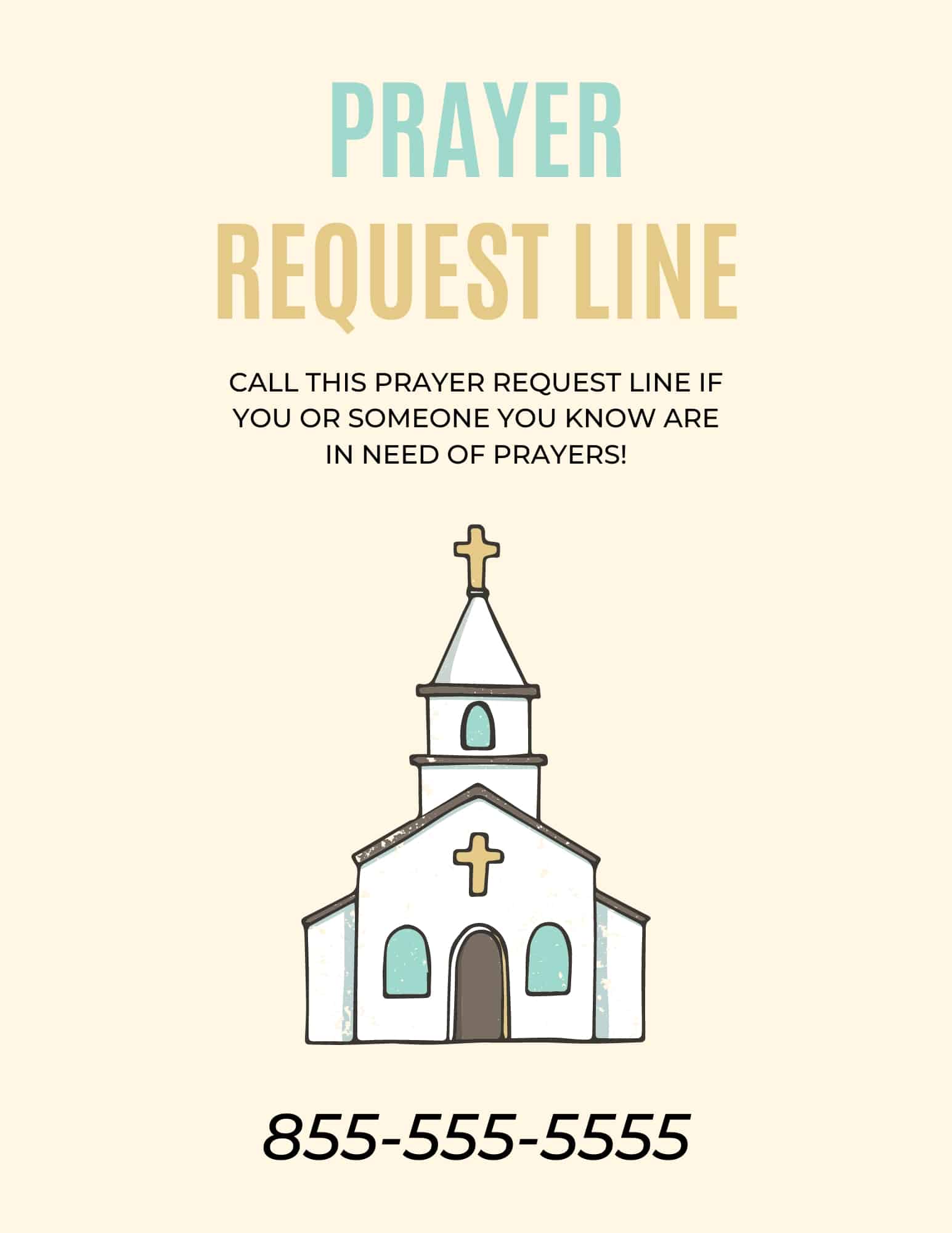 Prayer Request Line