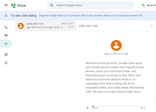 Google Voice - Best Texting Apps for Computer