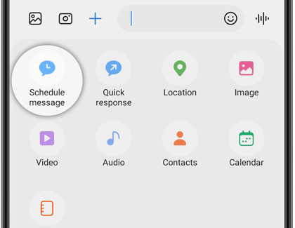 Schedule Samsung Messages App - How to Schedule a Text Message